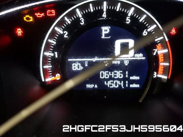 2HGFC2F53JH595604 фото 8