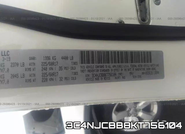 3C4NJCBB8KT756104 фото 10