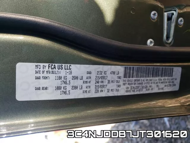 3C4NJDDB7JT301620 фото 2