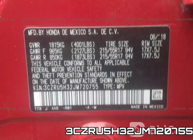 3CZRU5H32JM720755 фото 10