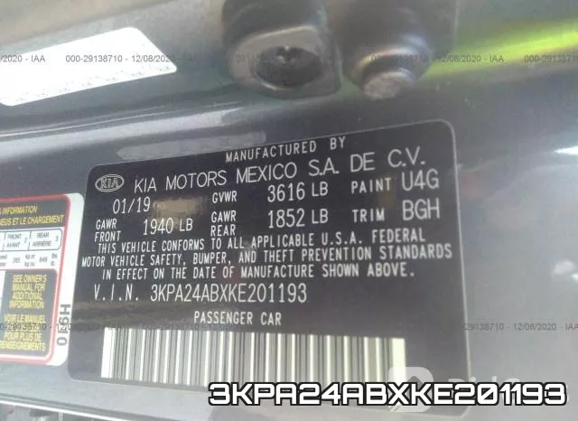 3KPA24ABXKE201193 фото 9