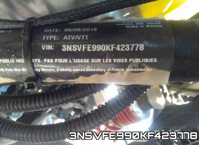 3NSVFE990KF423778 фото 2