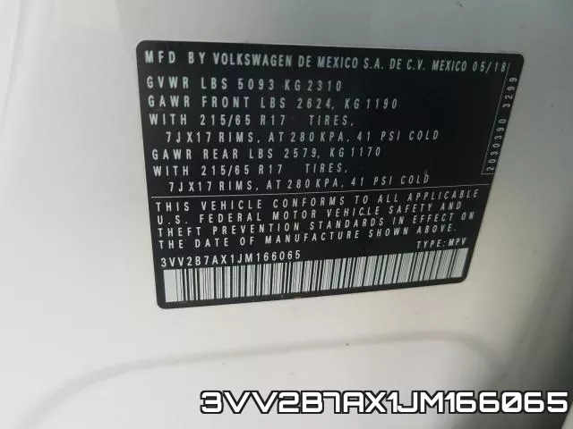 3VV2B7AX1JM166065 фото 2