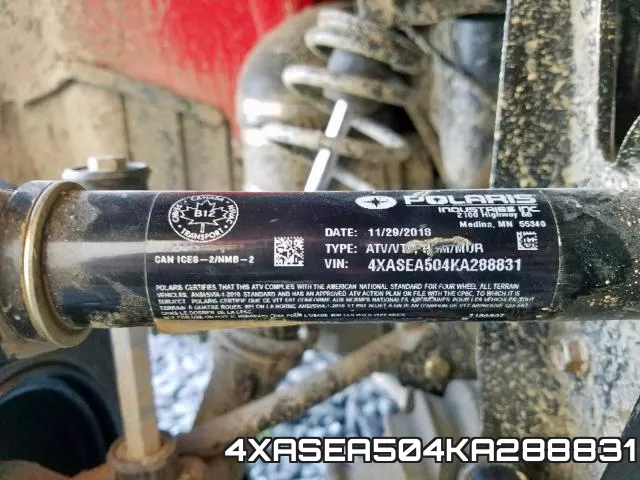 4XASEA504KA288831 фото 2