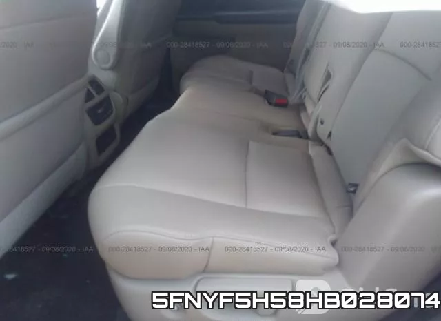5FNYF5H58HB028074 фото 8