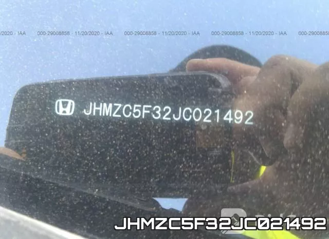 JHMZC5F32JC021492 фото 10