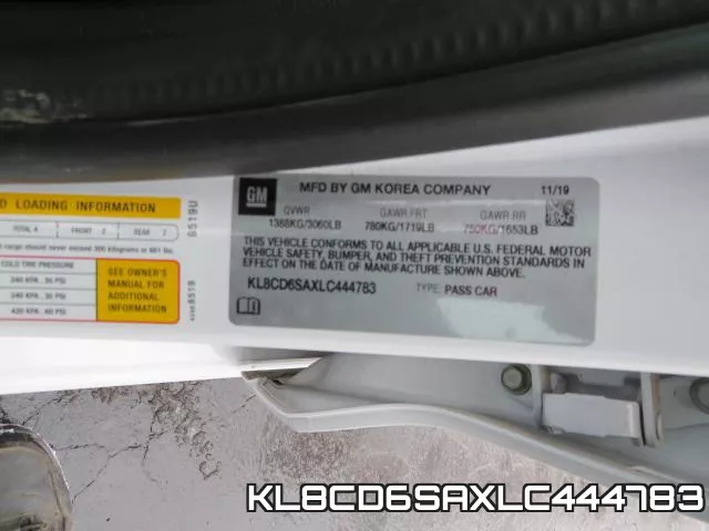 KL8CD6SAXLC444783 фото 2