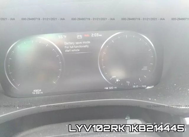 LYV102RK7KB214445 фото 8