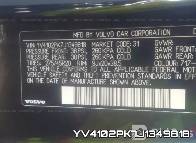 YV4102PK7J1349818 фото 10