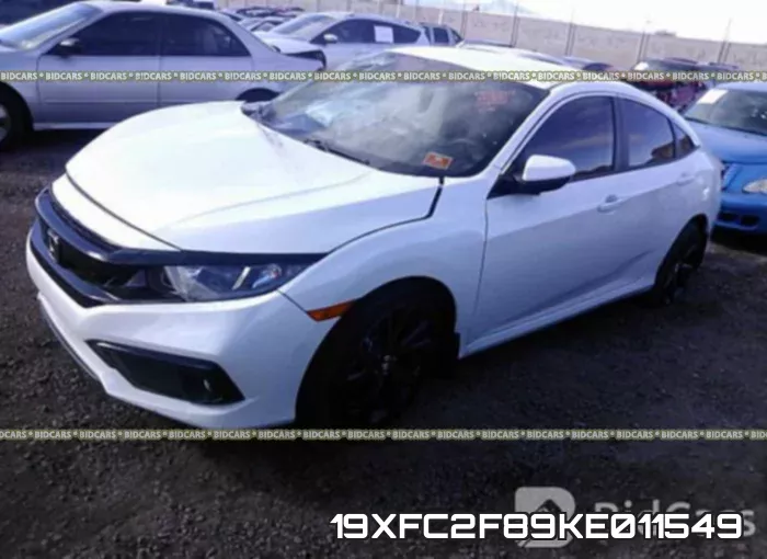 19XFC2F89KE011549 фото 3