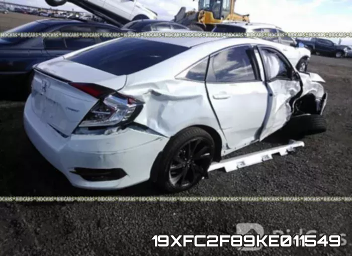19XFC2F89KE011549 фото 5