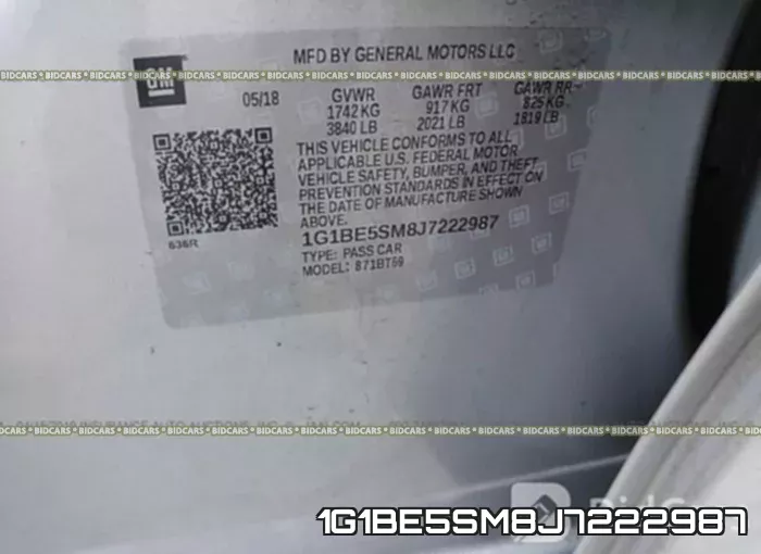 1G1BE5SM8J7222987 фото 10