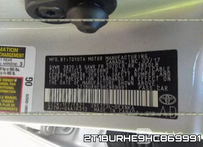 2T1BURHE9HC869991 фото 10