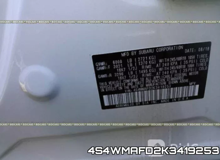 4S4WMAFD2K3419253 фото 10