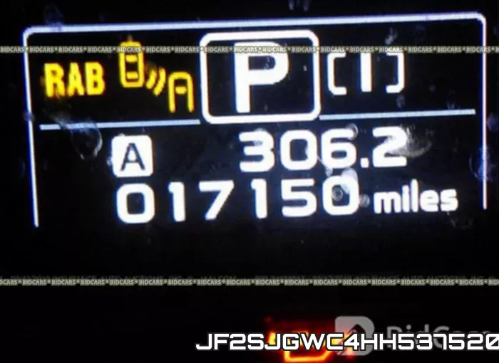 JF2SJGWC4HH537520 фото 8