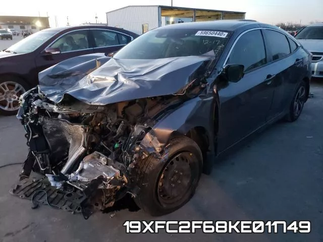 19XFC2F68KE011749 фото 3