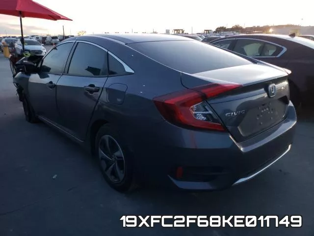 19XFC2F68KE011749 фото 4