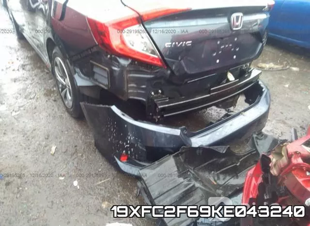 19XFC2F69KE043240 фото 7