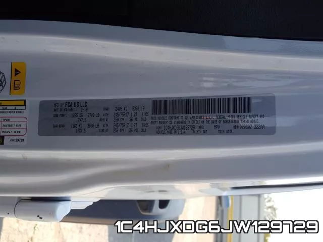 1C4HJXDG6JW129729 фото 2