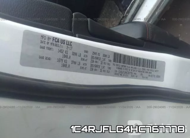 1C4RJFLG4HC767778 фото 10
