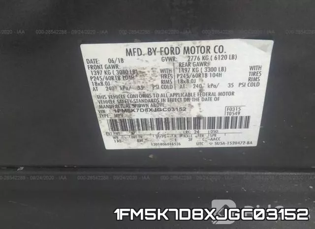 1FM5K7D8XJGC03152 фото 10