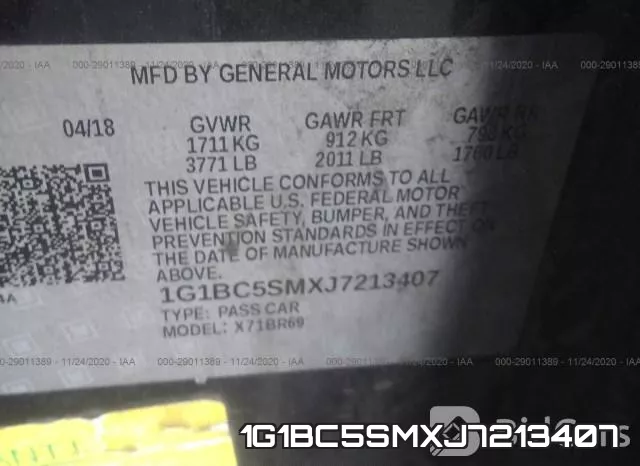1G1BC5SMXJ7213407 фото 9