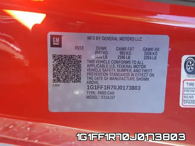 1G1FF1R70J0173803 фото 2