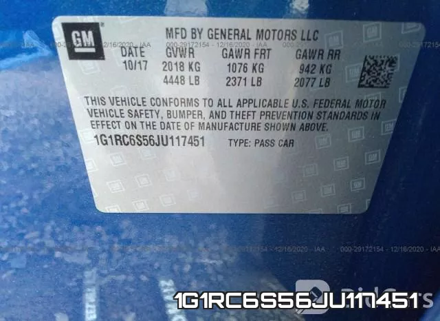 1G1RC6S56JU117451 фото 10