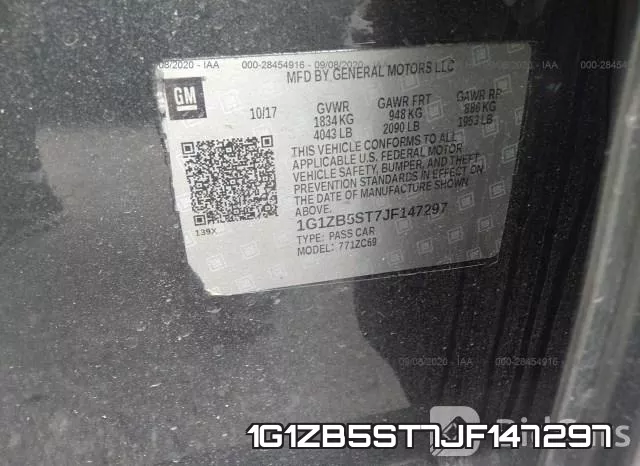 1G1ZB5ST7JF147297 фото 10