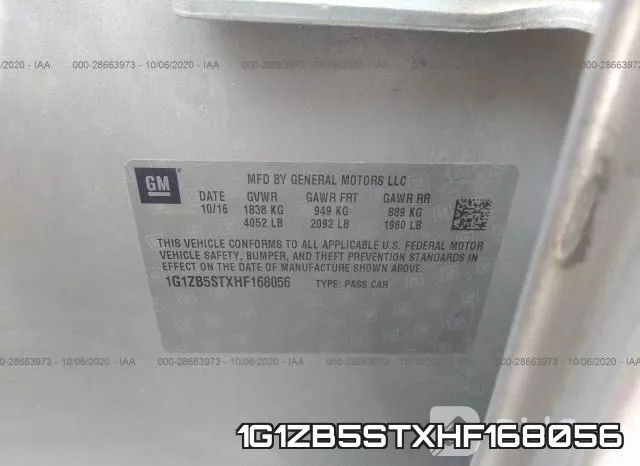 1G1ZB5STXHF168056 фото 9