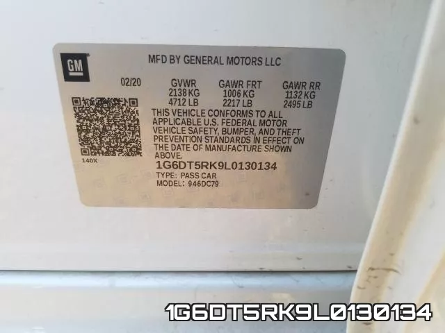 1G6DT5RK9L0130134 фото 2