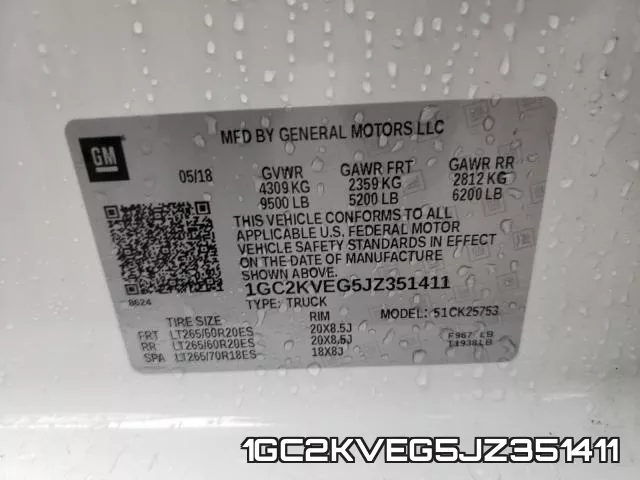 1GC2KVEG5JZ351411 фото 2
