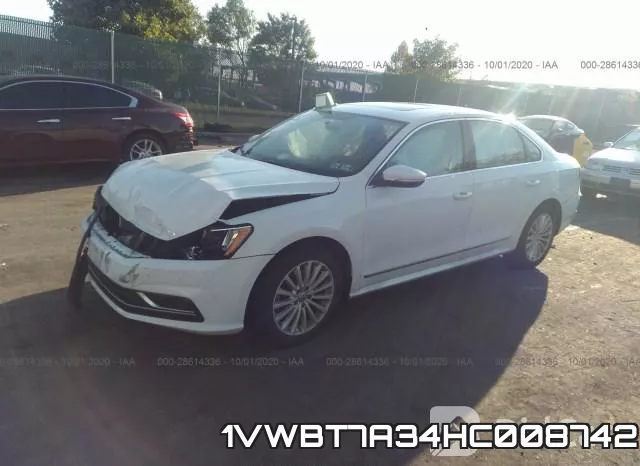 1VWBT7A34HC008742 фото 2