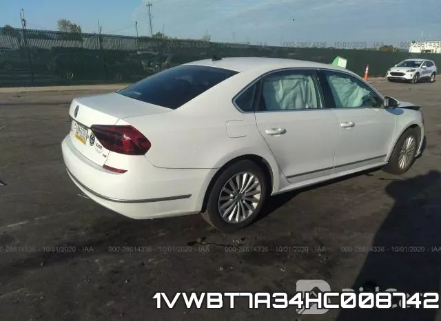 1VWBT7A34HC008742 фото 4