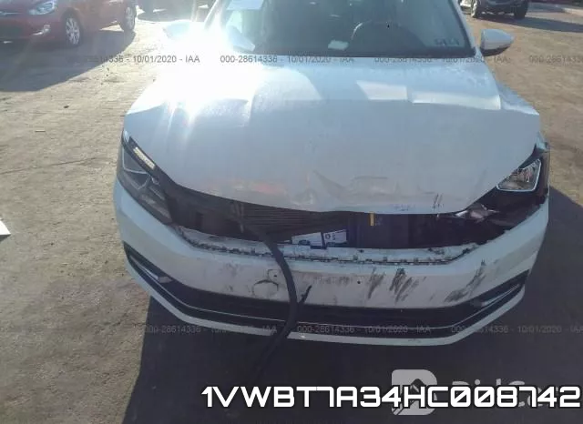 1VWBT7A34HC008742 фото 6