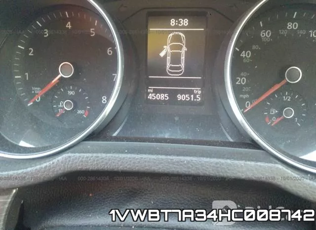 1VWBT7A34HC008742 фото 7