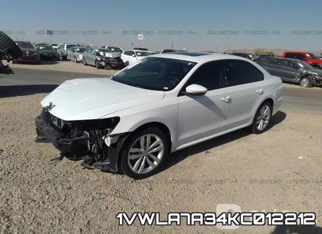 1VWLA7A34KC012212 фото 3