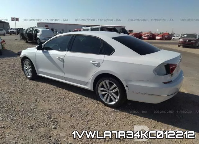 1VWLA7A34KC012212 фото 4