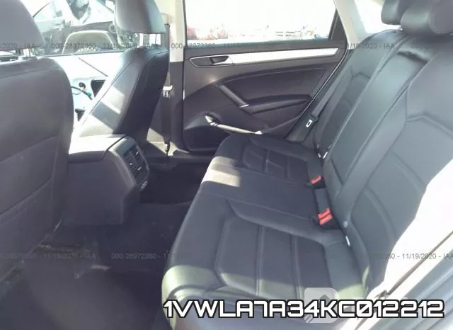1VWLA7A34KC012212 фото 9