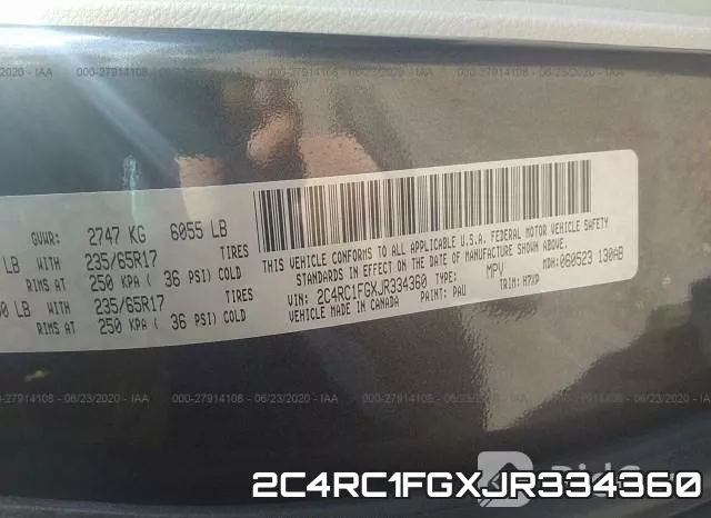 2C4RC1FGXJR334360 фото 9