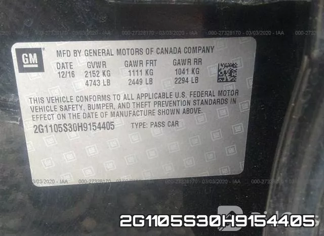 2G1105S30H9154405 фото 10