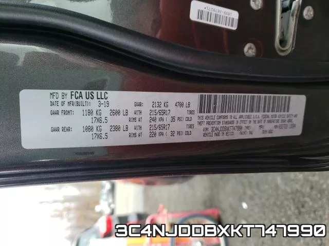 3C4NJDDBXKT747990 фото 2