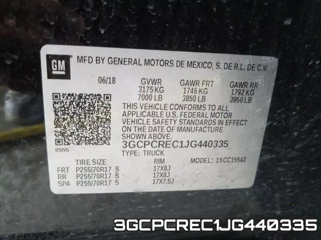3GCPCREC1JG440335 фото 2