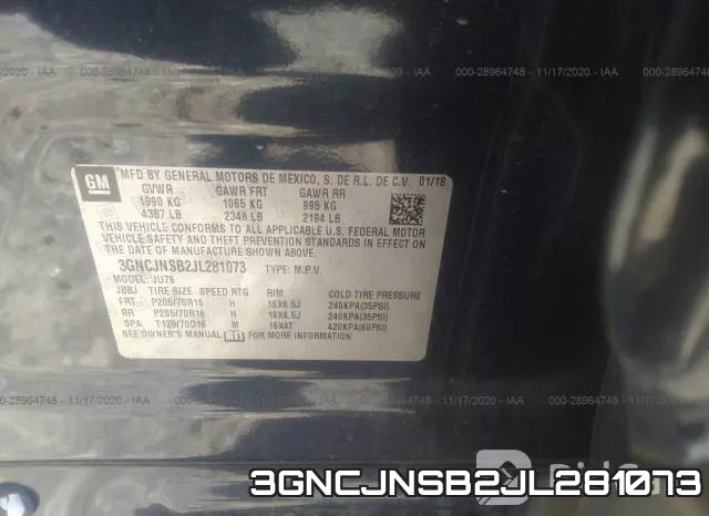 3GNCJNSB2JL281073 фото 10