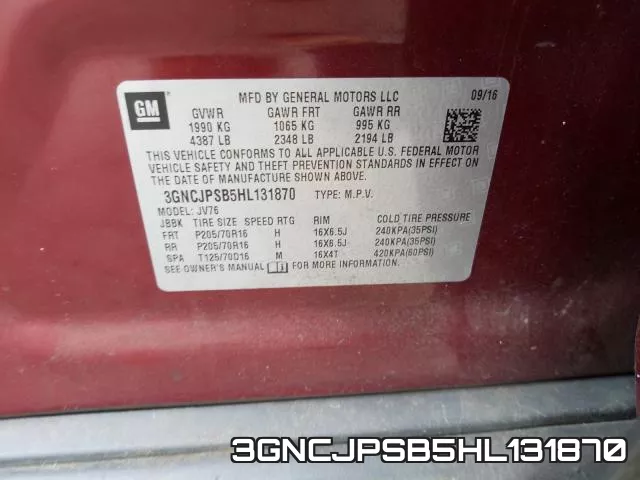 3GNCJPSB5HL131870 фото 2