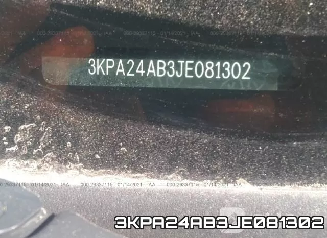 3KPA24AB3JE081302 фото 9