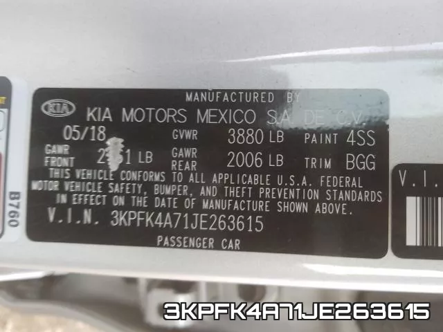 3KPFK4A71JE263615 фото 2