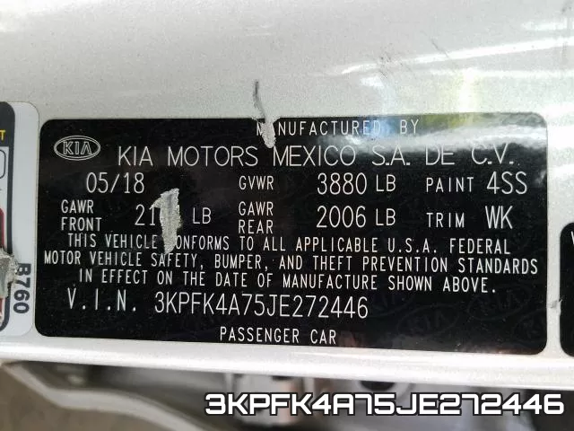 3KPFK4A75JE272446 фото 2