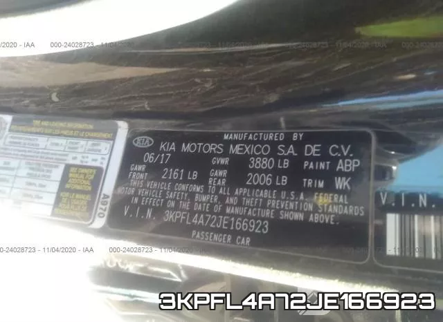 3KPFL4A72JE166923 фото 10