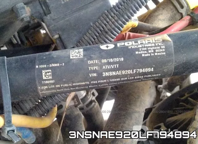 3NSNAE920LF794894 фото 2